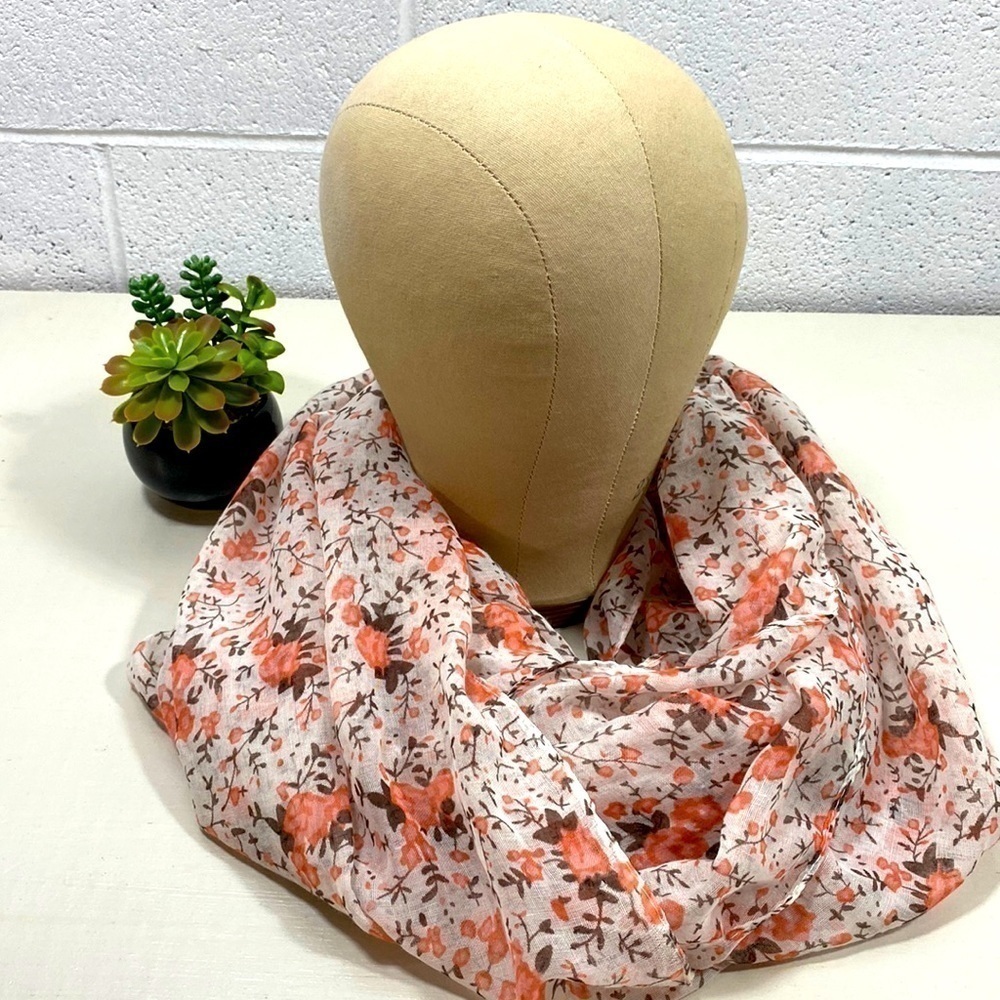 Ardene floral sheer infinity scarf​​​​​​​​​​​​​​​